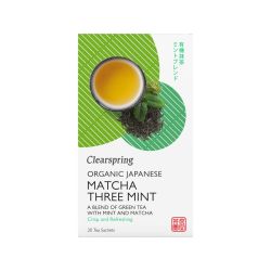 Organic matcha tea with three mints in 36g bag