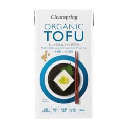 Organic firm silken tofu from Japan 300g Pack of 12