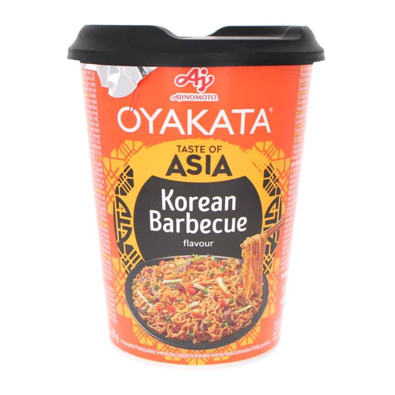 Yakisoba Barbecue coréen en bol 93g Carton de 8