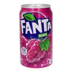 Japanese drink Fanta - Grape 350ml