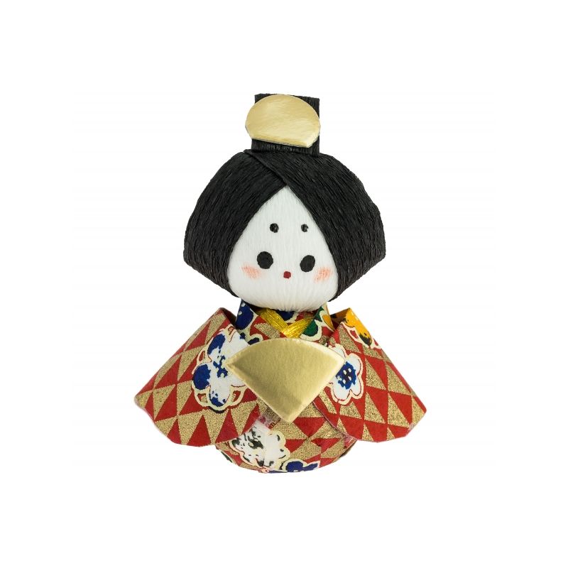 Japanese Roly-poly doll Okiagari - Empress