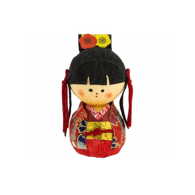 Japanese Roly-poly doll Okiagari Koboshi- Hime princess