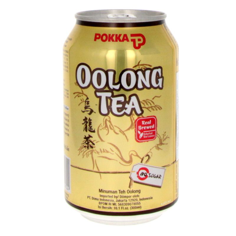 Thé oolong sans sucre en canette 300ml