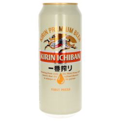 Kirin Ichiban beer in 50cl can