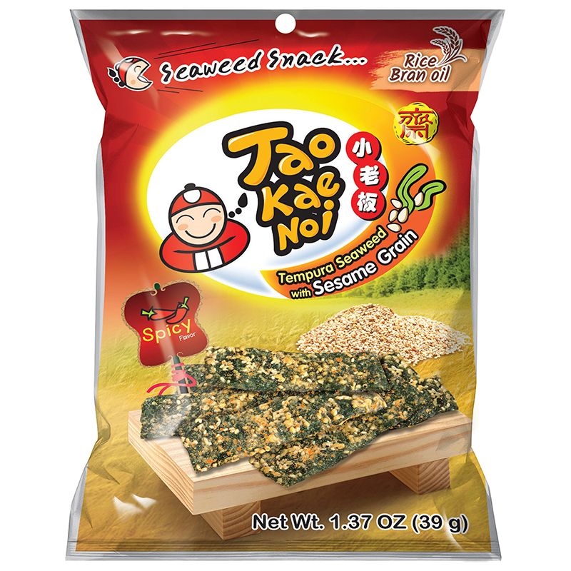 Sesame Seasoned Nori Seaweed - Spicy 39g