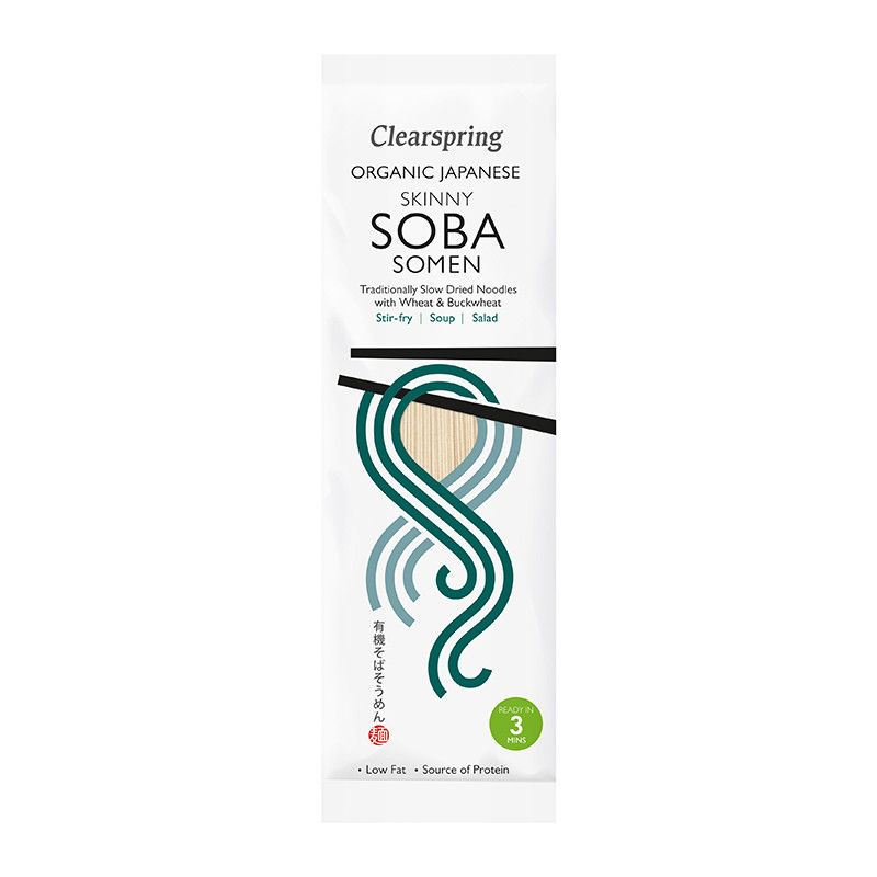 Nouilles fines au sarrasin Soba Sômen biologiques 200g