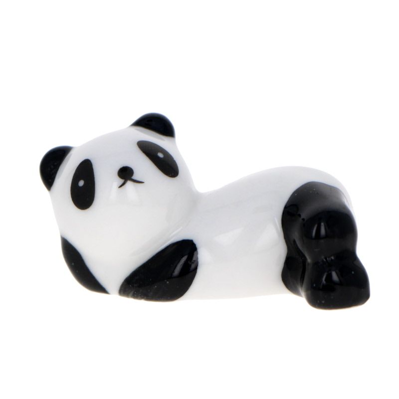 Pose baguettes - Panda couché 3