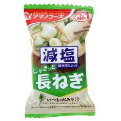 Instant miso soup reduced salt - Leek 8g