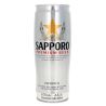 Bière blonde Sapporo Premium en canette 65cl