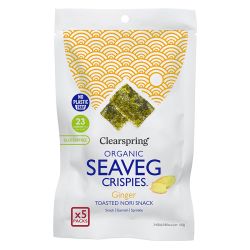 Organic Seaveg Crispies Multipack - Ginger(5 packs)