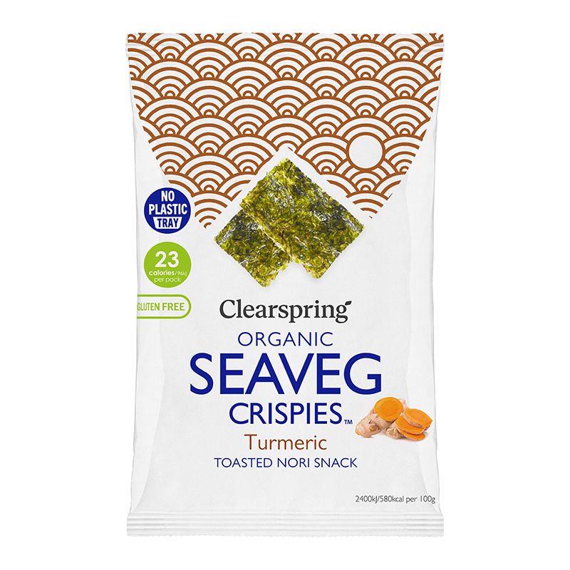 Organic Seaveg Crispies - Turmeric 4g