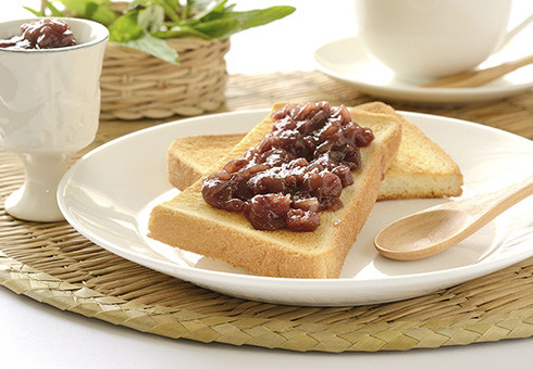 Petit déjeuner japonais sucré : Tartine Anko