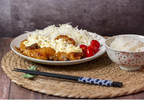 Chicken nanban : poulet frit avec sauce tartare maison