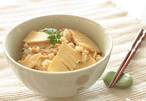 Rice with bamboo shoots