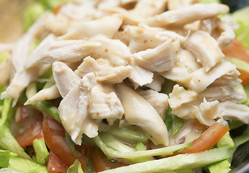 Chicken Salad with Umeboshi dressing
