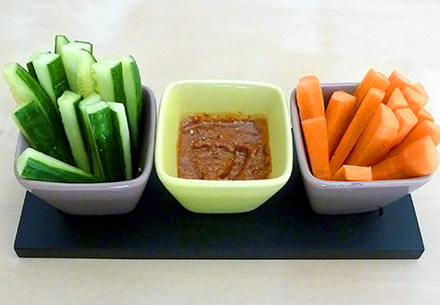 Légumes & sauce dip au miso : de la fraîcheur et du croquant à chaque bouchée