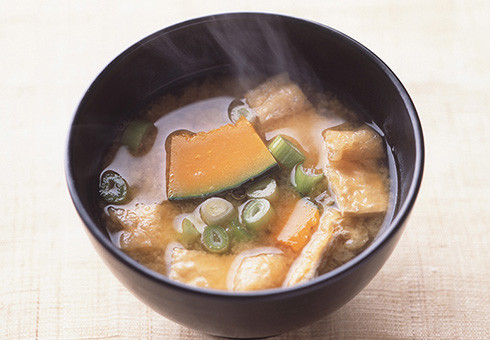 Pumpkin & Green Bean Miso Soup